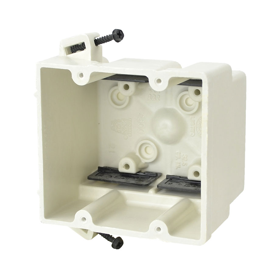 2300-SSK Two gang electrical box with screws
