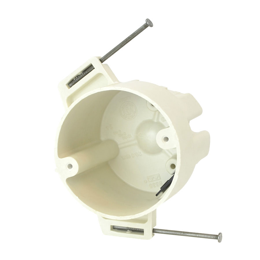 9335-NK 35 round fixture support box with nails