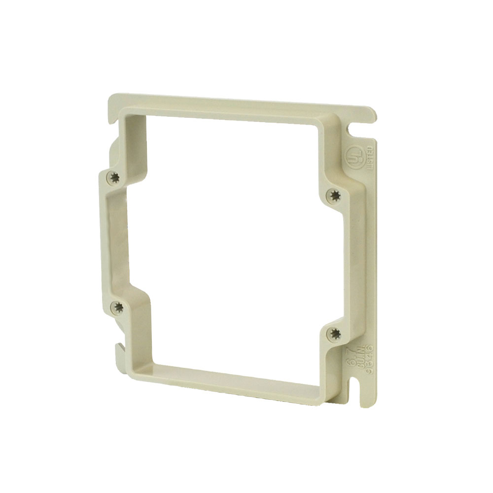 9346 4 square inch junction box two gang plaster ring