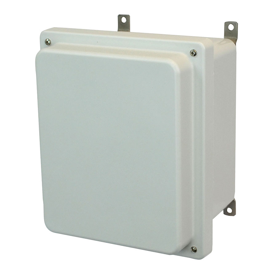 AM1084R Fiberglass enclosure with raised 4screw liftoff cover