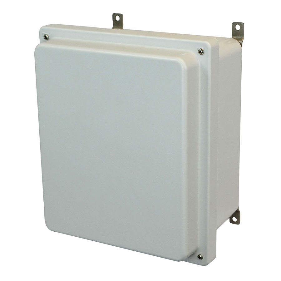 AM1426R Fiberglass enclosure with raised 4screw liftoff cover