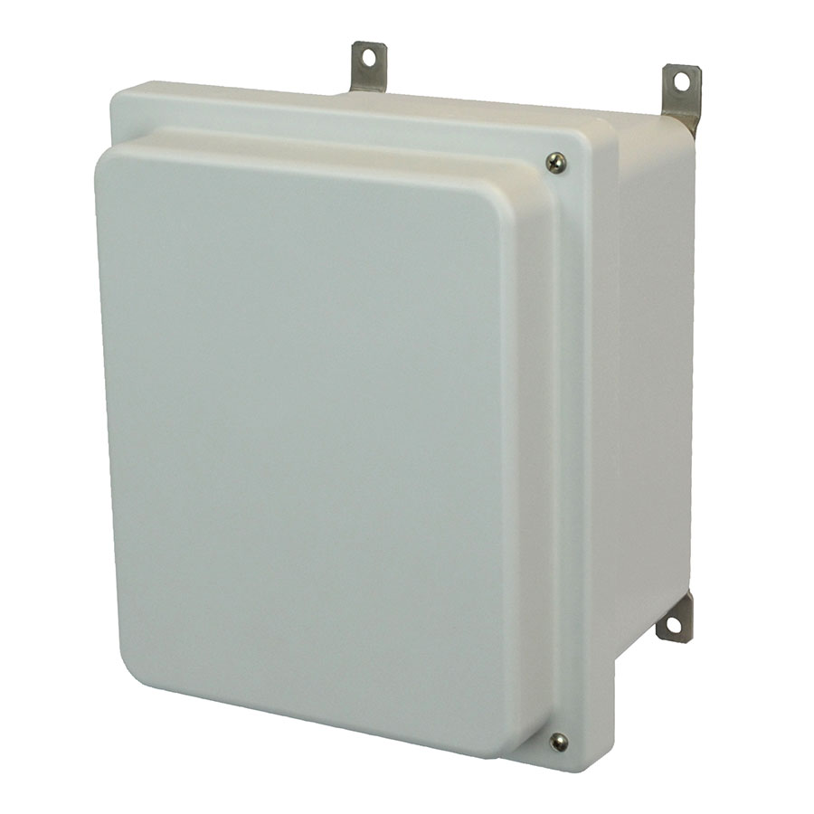 8X6X4 ENCLOSURE RAISED HINGED SCR CVR