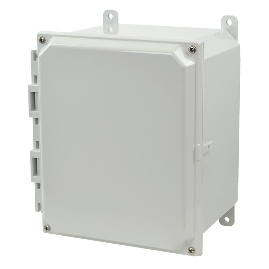 AMP1086 Polycarbonate enclosure with 4screw liftoff cover