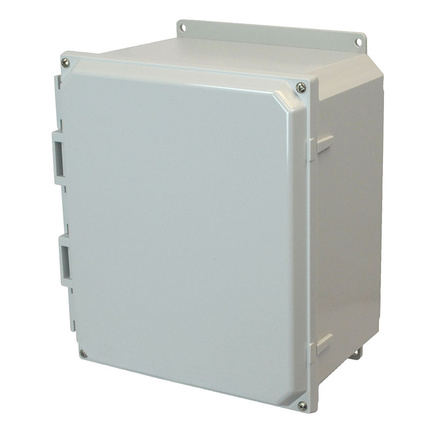 AMP1206F Polycarbonate enclosure with 4screw liftoff cover