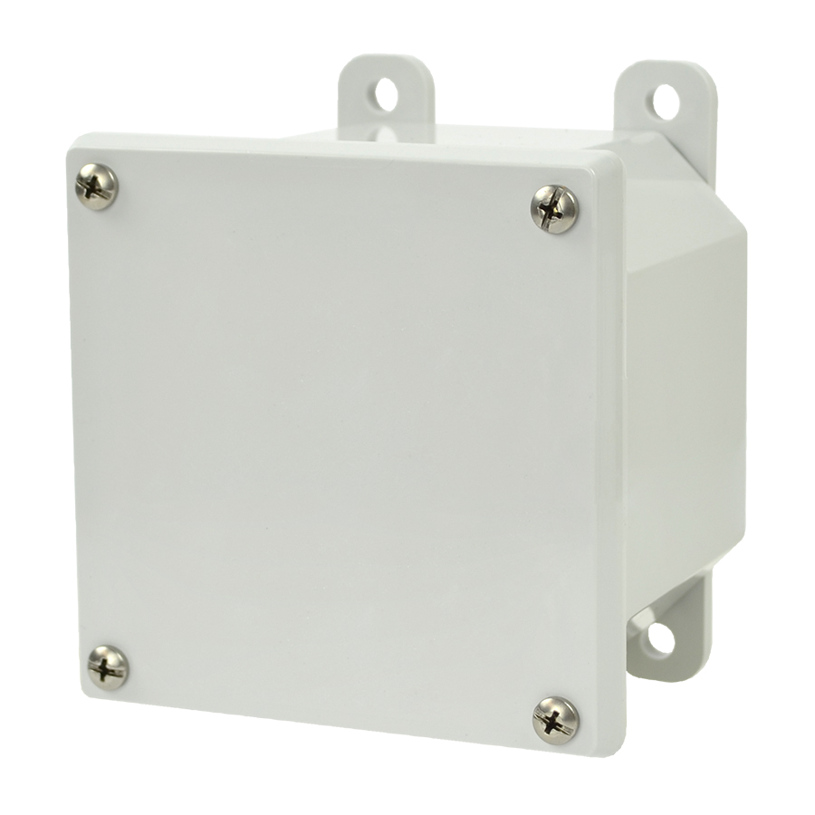 AMP443 Polycarbonate enclosure with 4screw liftoff cover
