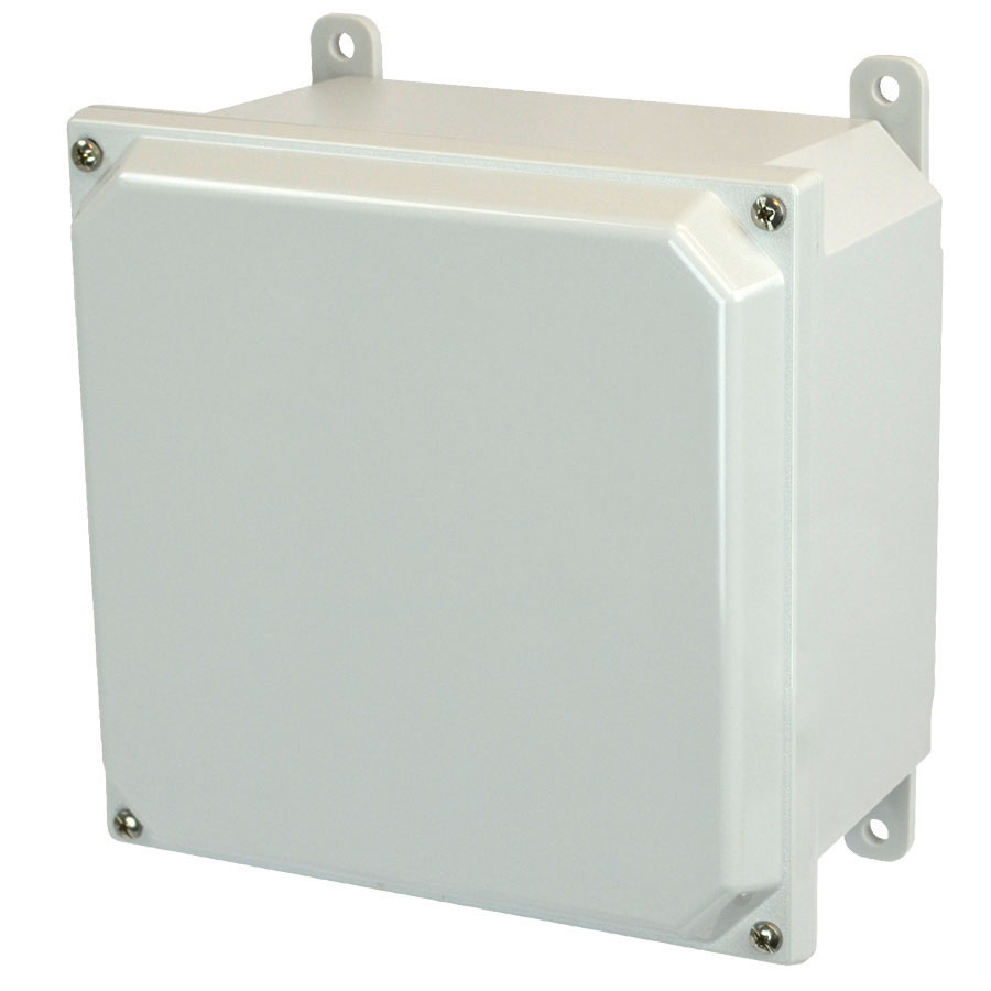 AMP884 Polycarbonate enclosure with 4screw liftoff cover