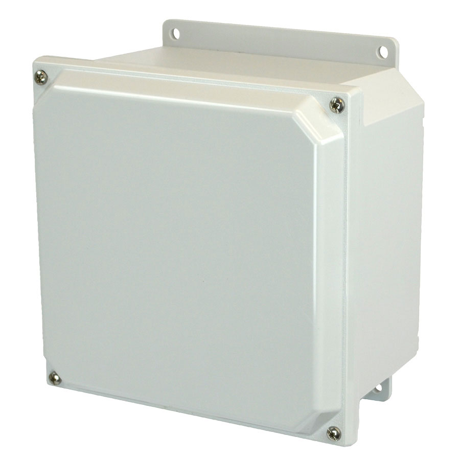 AMP884F Polycarbonate enclosure with 4screw liftoff cover