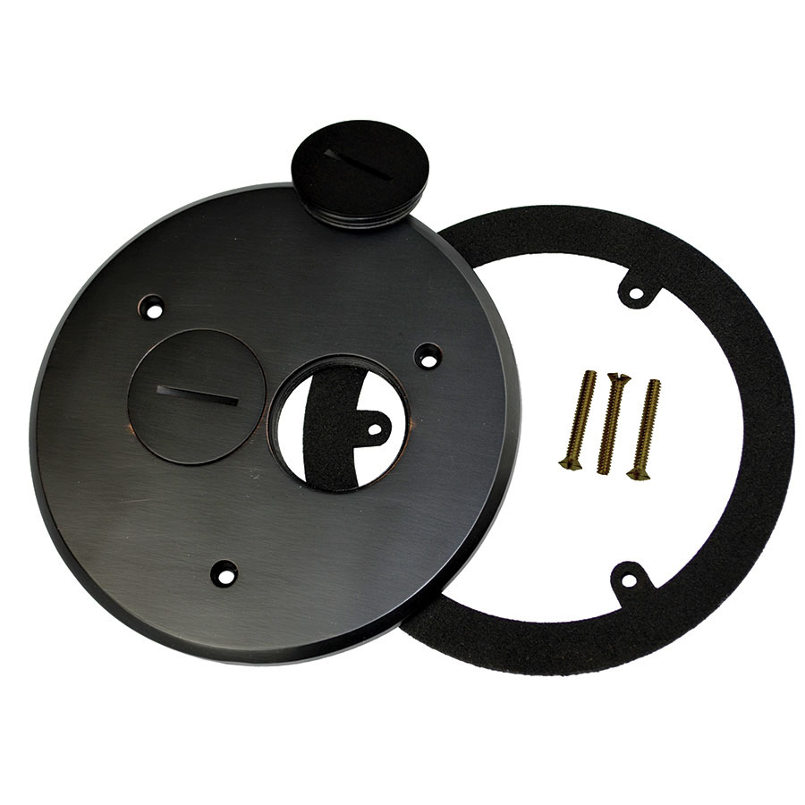 FB-3DBCVR Dark bronze replacement cover for FB3 series floor boxes