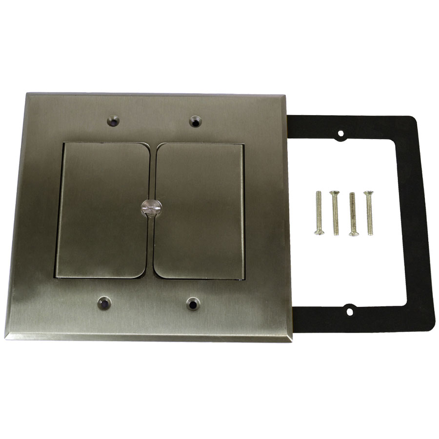 FB-5NCVR Nickel replacement cover for FB5 series floor boxes