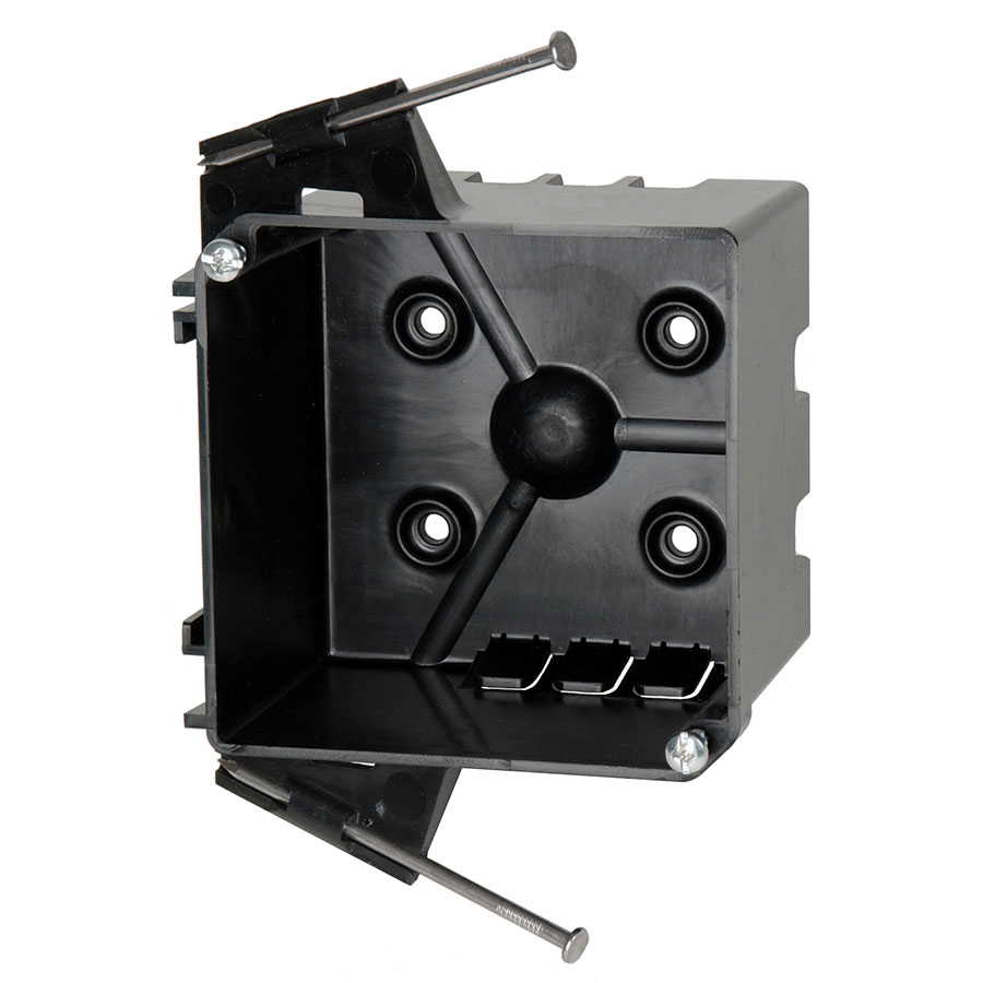 PJ-32N 4 square junction box with nails